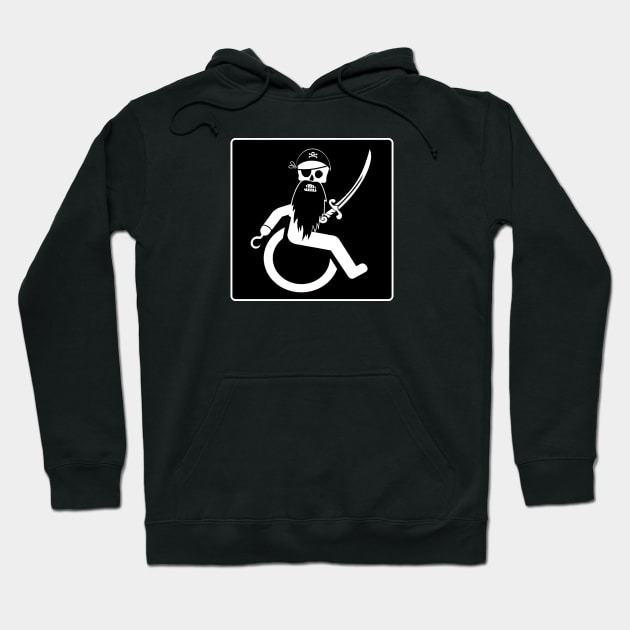 WHEELCHARIOT 4 (Pirate) 1 Hoodie by GardenOfNightmares